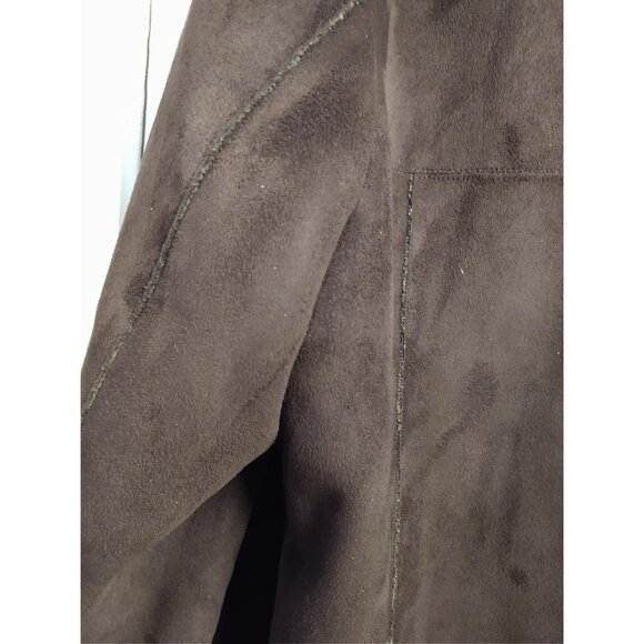 Mackintosh New England Womens Brown Faux Fur Long Coat - Picture 8 of 13